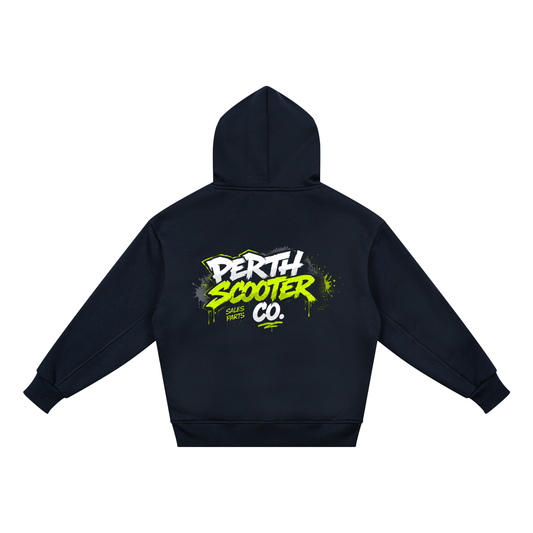 Perth Scooter Co.- Kids Hoodie- Lime Green