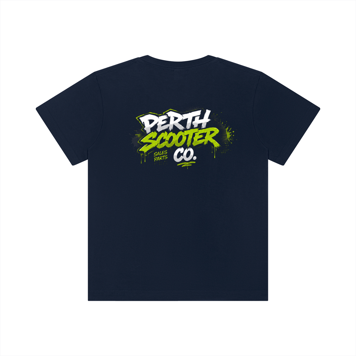 Perth Scooter Co. Kids T-Shirt- Lime Green