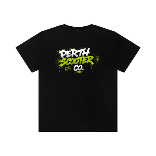 Perth Scooter Co. Kids T-Shirt- Lime Green