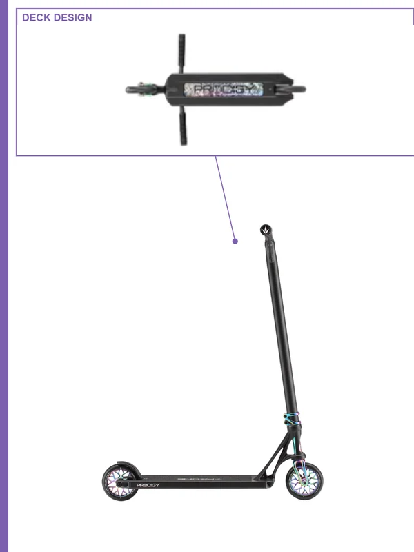 Envy Prodigy Series X One Complete Scooter - Black/Oil Slick