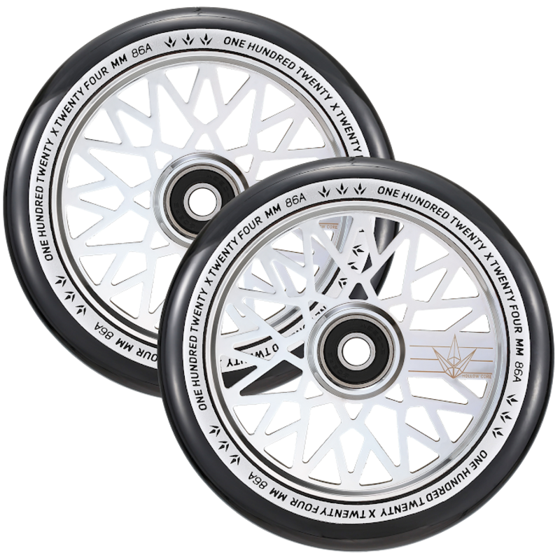 Envy 120mm Hollow Core Diamond Wheel (Single) - Chrome