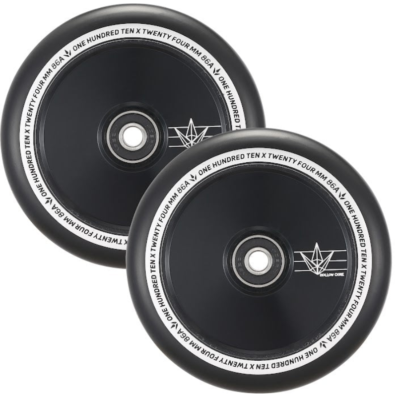 Envy 110mm Hollow Core Wheel (Single) - Black