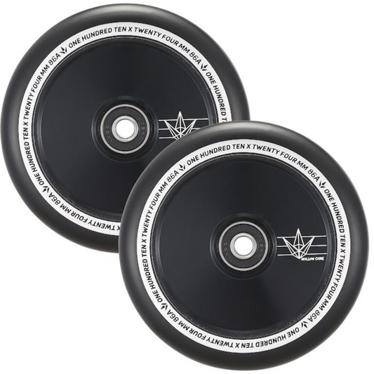 Envy 110mm Hollow Core Wheel (Single) - Black