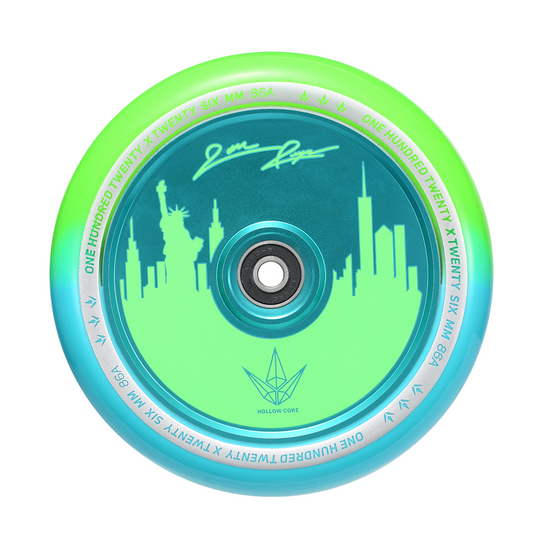 Envy 120mm Jon Reyes Signature Wheel (Single) - Green/Teal