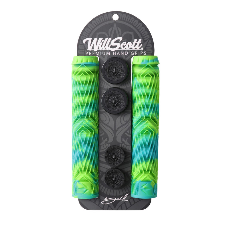 Will Scott Hand Grips - Green/Teal