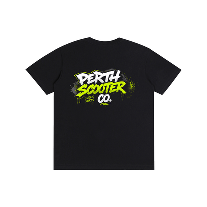 Perth Scooter Co.-Adult Unisex T-Shirt- Lime Green