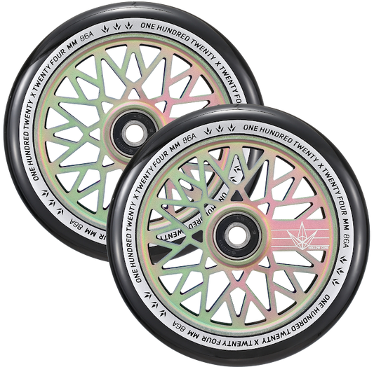 Envy 120mm Hollow Core Diamond Wheel (Single) - Matted Oil Slick
