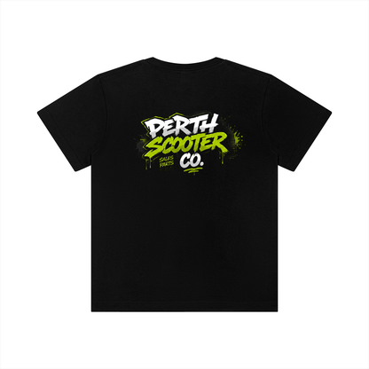 Perth Scooter Co. Kids T-Shirt- Lime Green