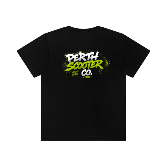 Perth Scooter Co. Kids T-Shirt- Lime Green