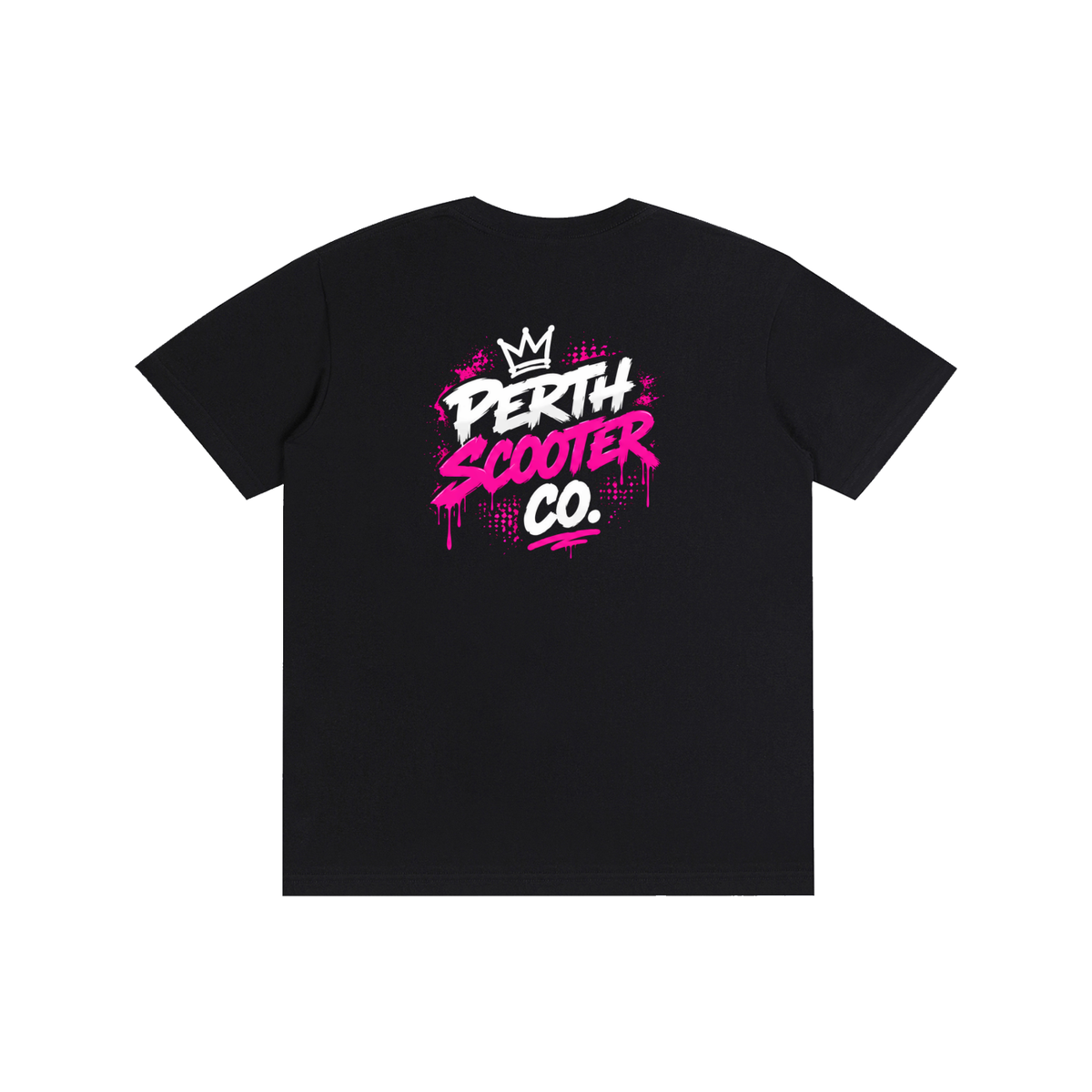 Perth Scooter Co.-Adult Unisex T-Shirt- Pink