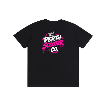 Perth Scooter Co.-Adult Unisex T-Shirt- Pink