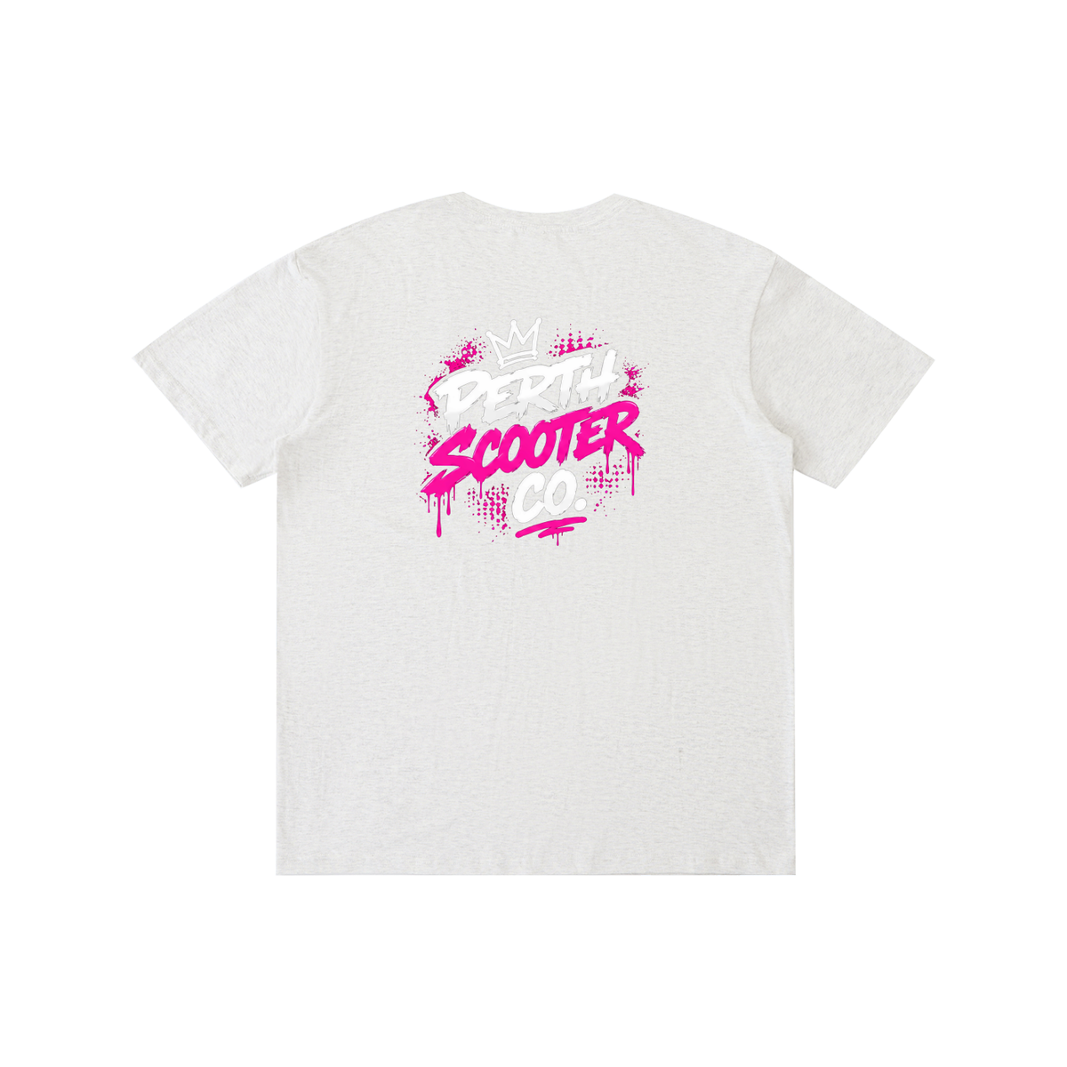 Perth Scooter Co.-Adult Unisex T-Shirt- Pink