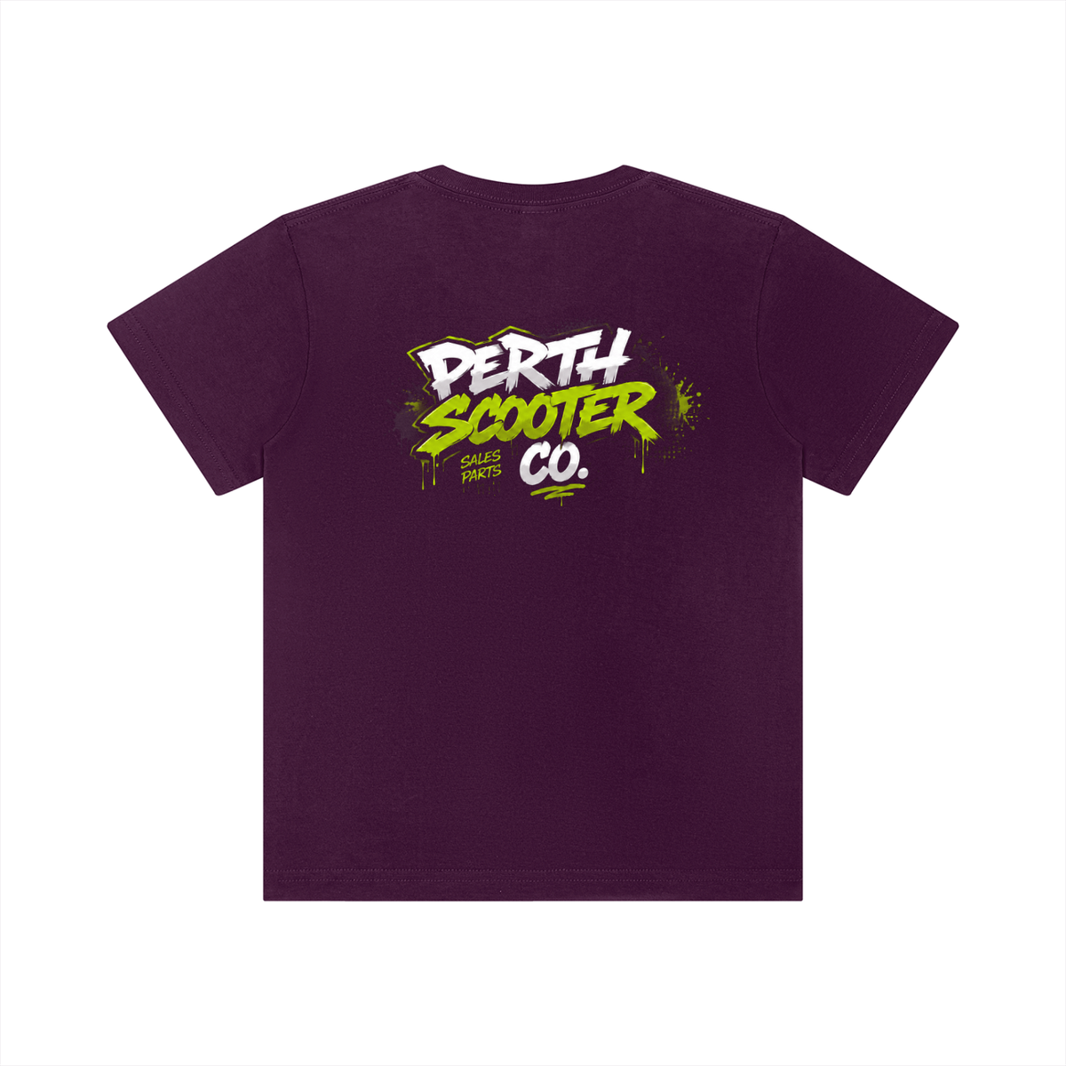 Perth Scooter Co. Kids T-Shirt- Lime Green