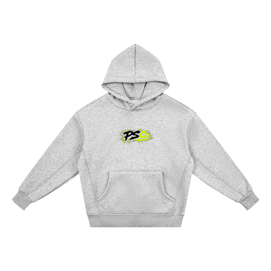 Kids Hoodie Grey/Lime Green - Perth Scooter Co. merch