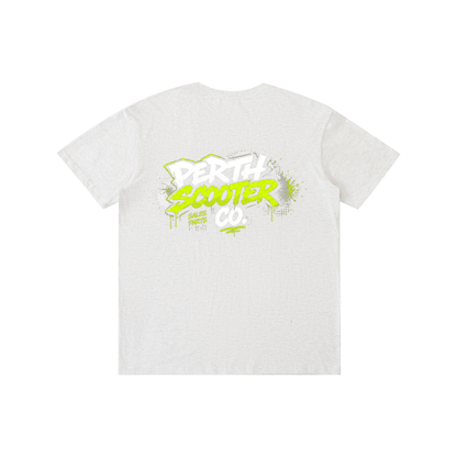 Perth Scooter Co.-Adult Unisex T-Shirt- Lime Green