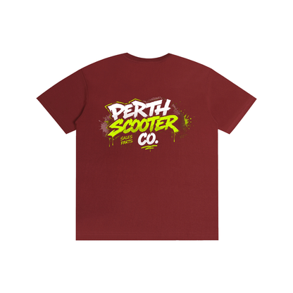 Perth Scooter Co.-Adult Unisex T-Shirt- Lime Green