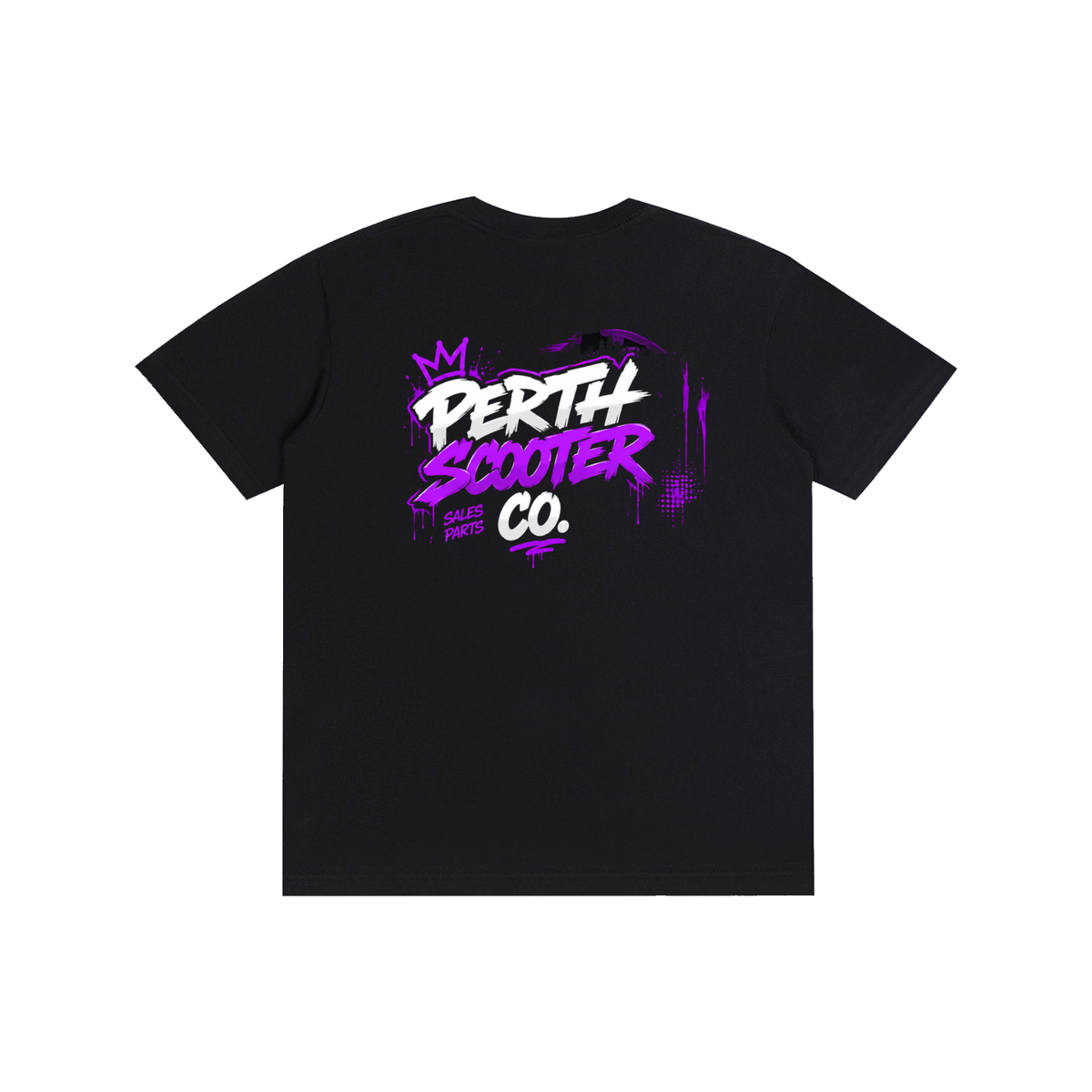 Perth Scooter Co.-Adult Unisex T-Shirt- Purple