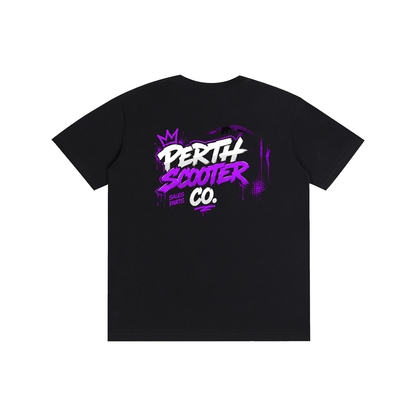 Perth Scooter Co.-Adult Unisex T-Shirt- Purple