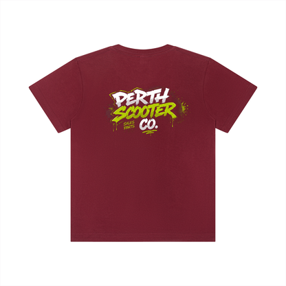 Perth Scooter Co. Kids T-Shirt- Lime Green