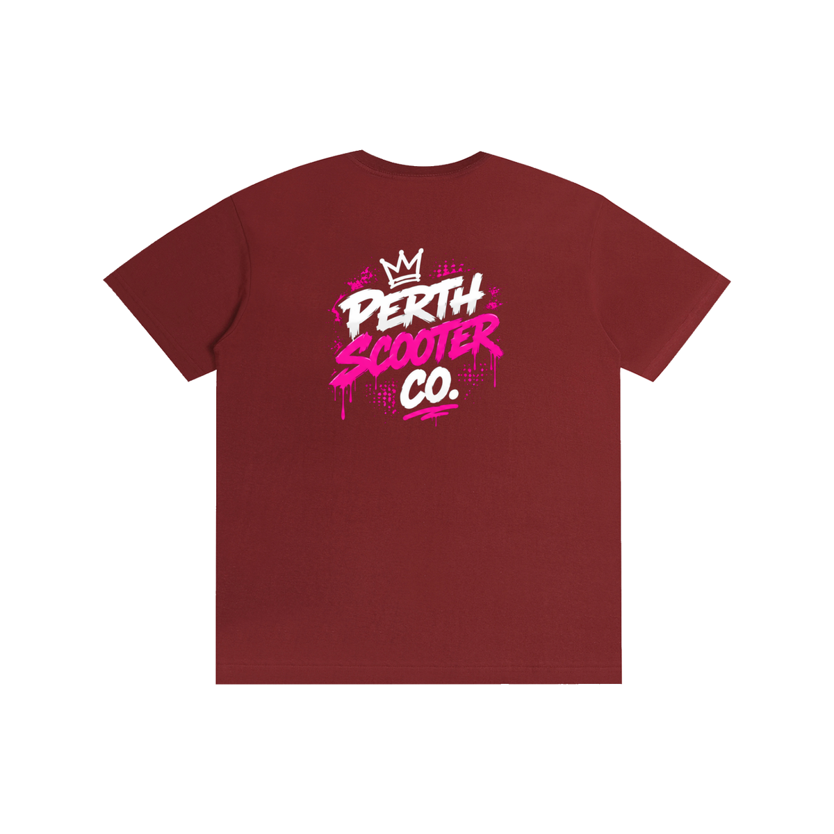 Perth Scooter Co.-Adult Unisex T-Shirt- Pink