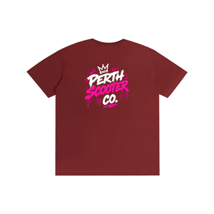Perth Scooter Co.-Adult Unisex T-Shirt- Pink
