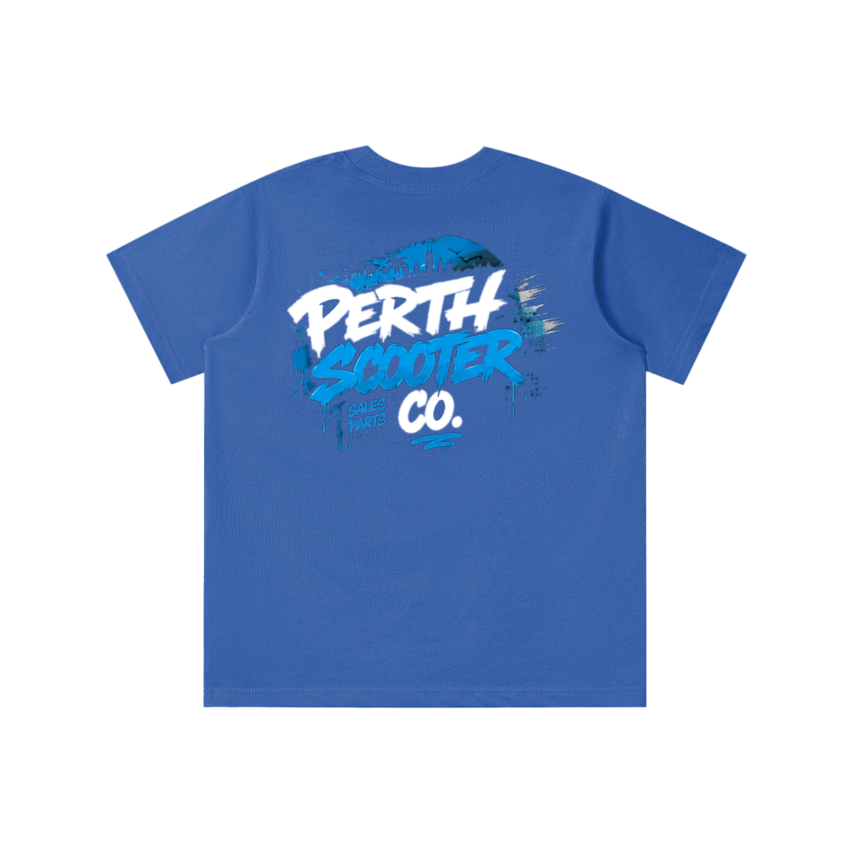 Perth Scooter Co. - Kids- T- Shirt- Blue