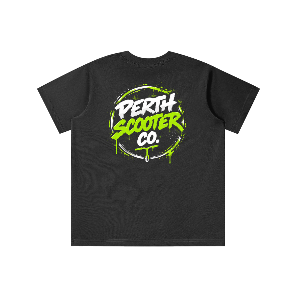 Perth Scooter Co. - Kids- T- Shirt- Lime Green