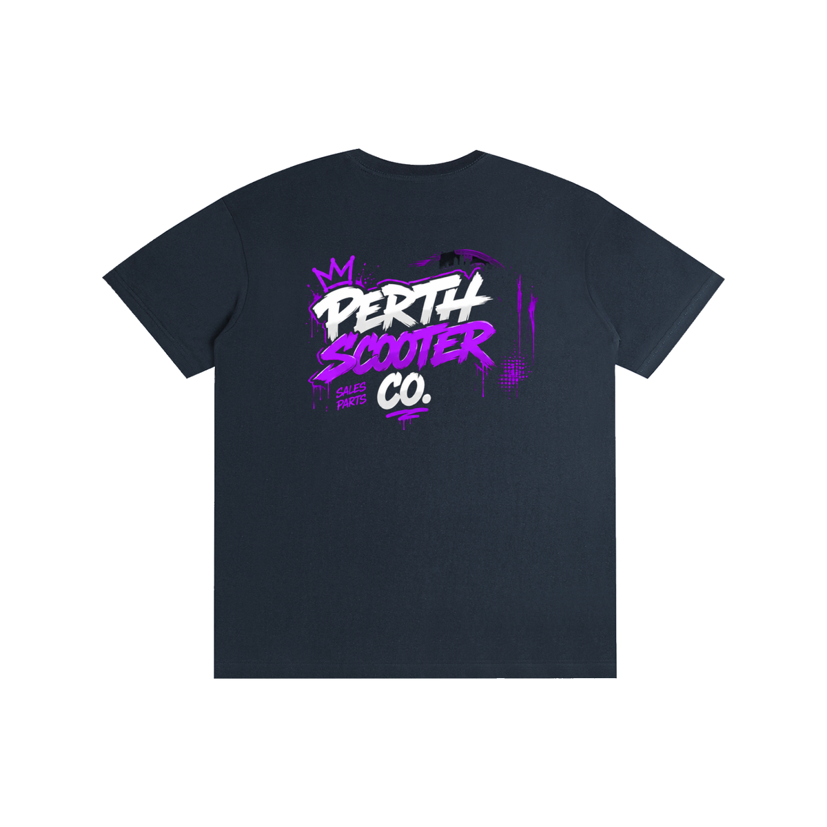 Perth Scooter Co.-Adult Unisex T-Shirt- Purple