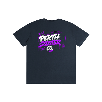 Perth Scooter Co.-Adult Unisex T-Shirt- Purple