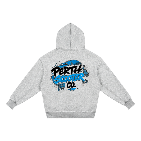 Perth Scooter Co.- Kids Hoodie- Grey