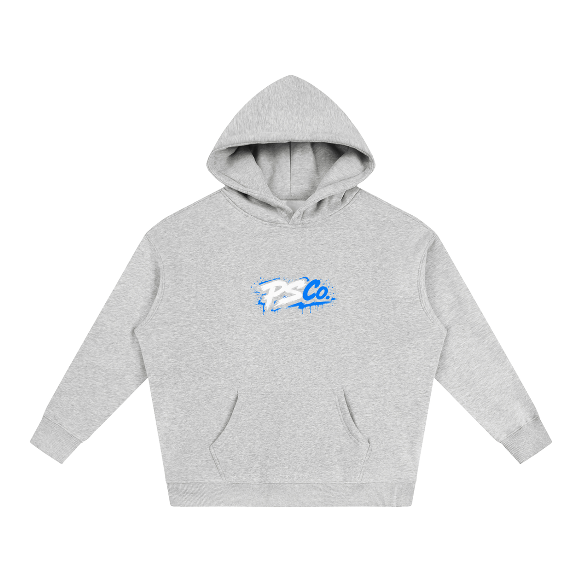 Perth Scooter Co.-Adult Oversize Fleeced Hoodie- Blue