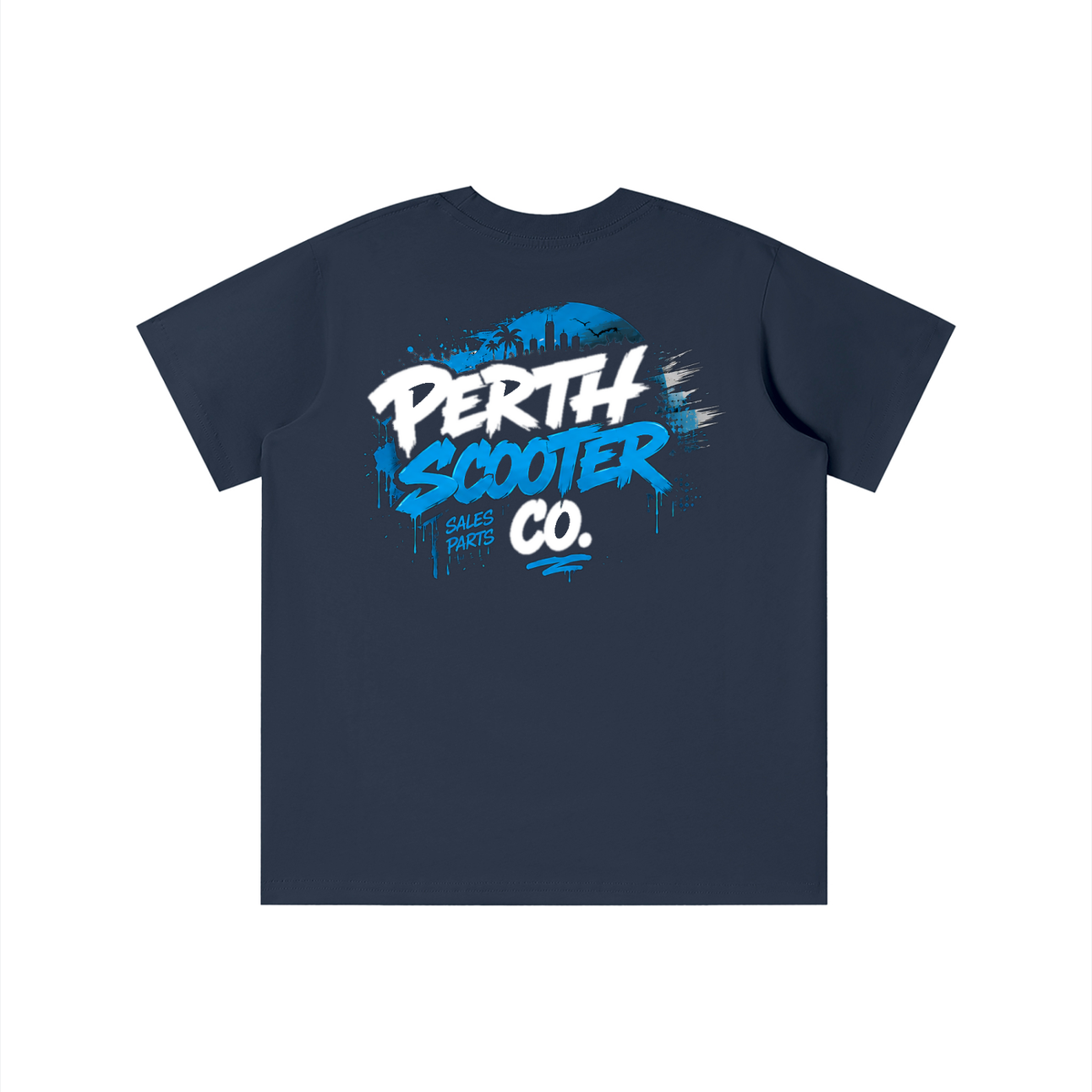 Perth Scooter Co. - Kids- T- Shirt- Blue