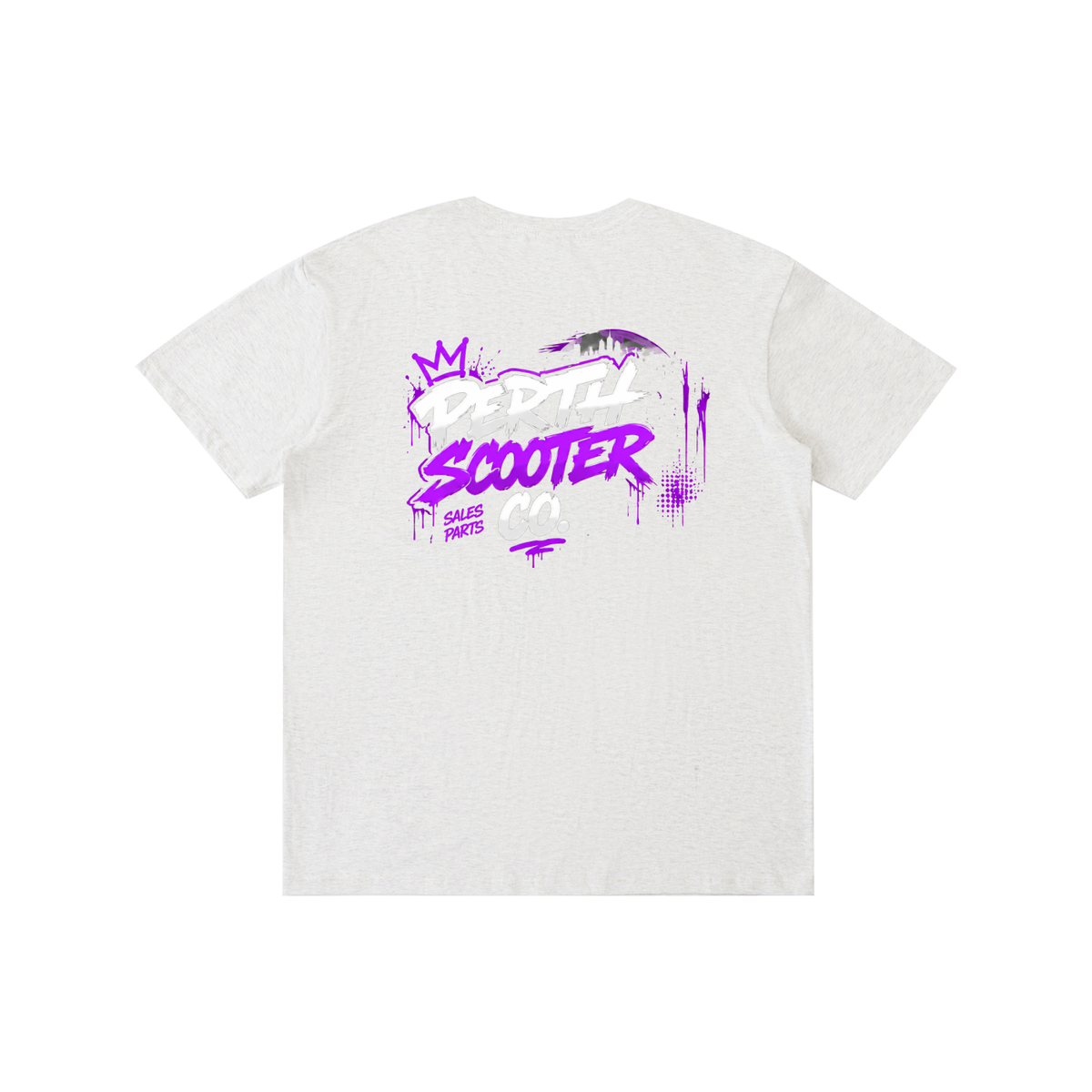 Perth Scooter Co.-Adult Unisex T-Shirt- Purple