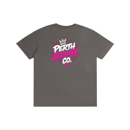 Perth Scooter Co.-Adult Unisex T-Shirt- Pink