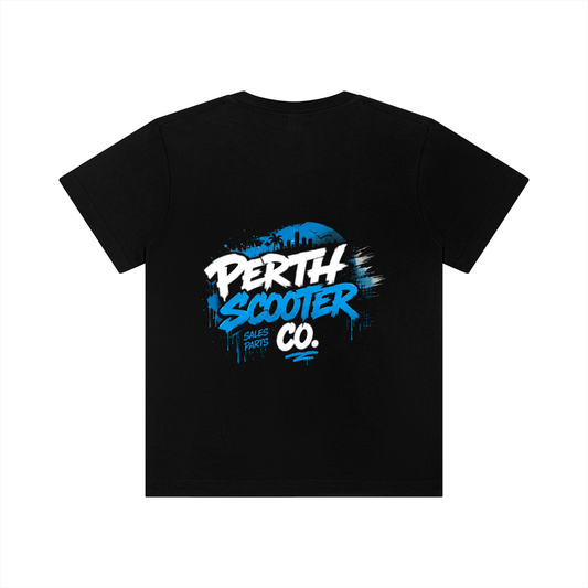 Perth Scooter Co. -Kids T- Shirt- Blue