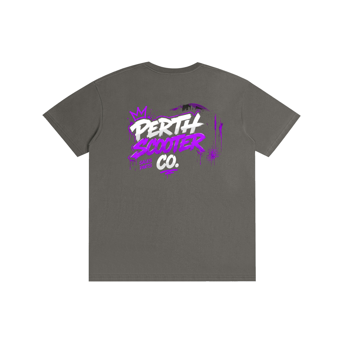 Perth Scooter Co.-Adult Unisex T-Shirt- Purple