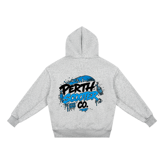 Perth Scooter Co.- Kids Hoodie- Grey