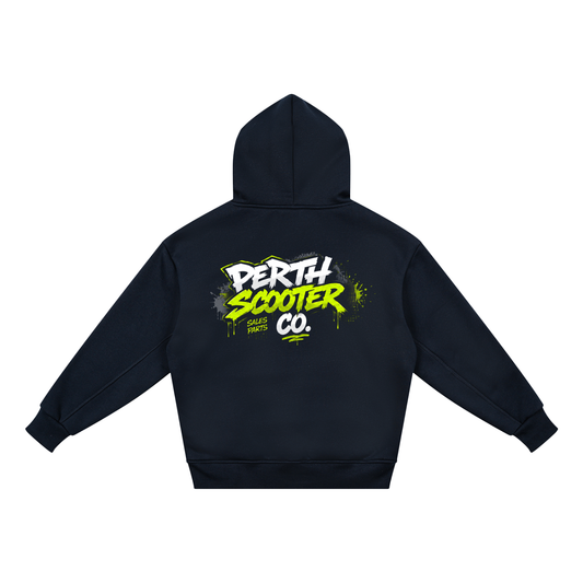 Perth Scooter Co.- Kids Hoodie- Lime Green
