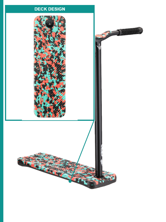 Envy TS Pro 7.5" Trampoline Training Scooter - Teal Camo