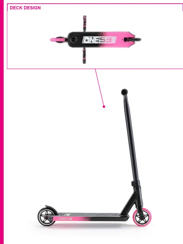 Envy ONE Series 3 Complete Scooter - Black/Pink