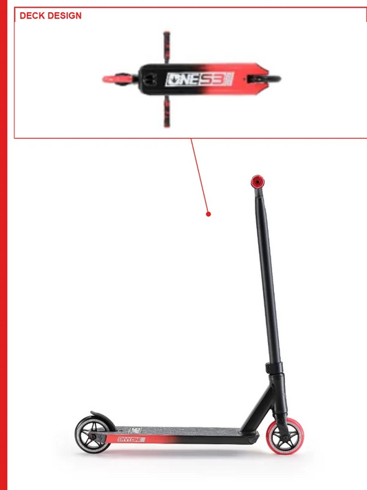 Envy ONE Series 3 Complete Scooter - Black/Red