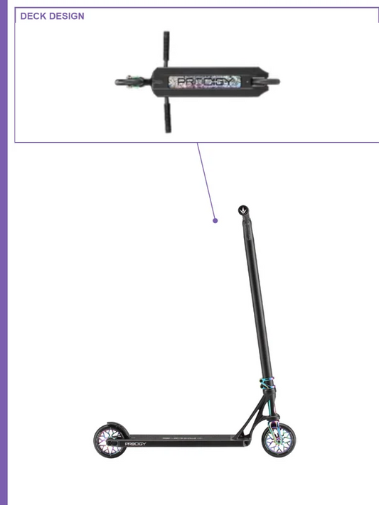 Envy Prodigy Series X One Complete Scooter - Black/Oil Slick