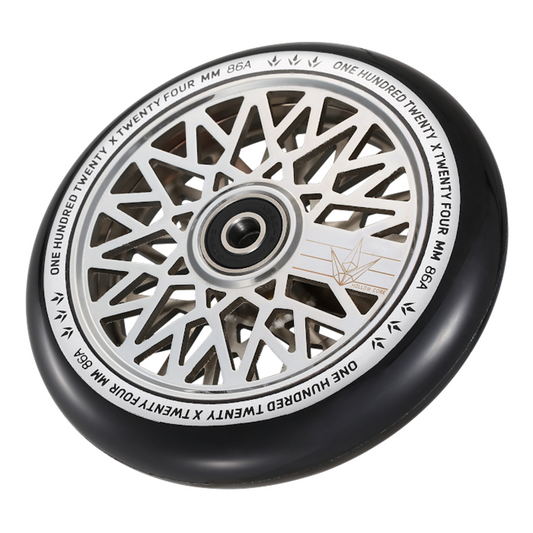 Envy 120mm Hollow Core Diamond Wheel (Single) - Chrome
