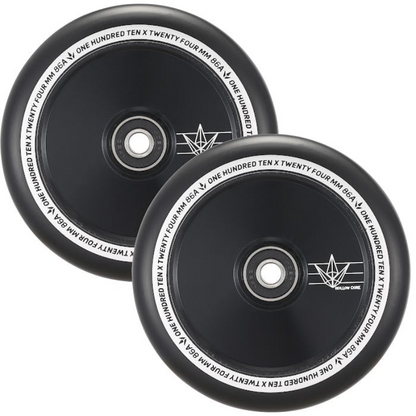 Envy 110mm Hollow Core Wheel (Single) - Black