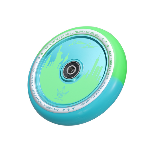 Envy 120mm Jon Reyes Signature Wheel (Single) - Green/Teal
