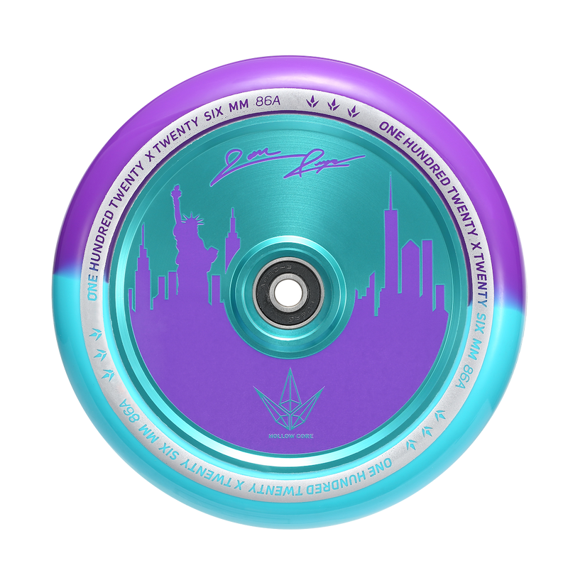 Envy 120mm Jon Reyes Signature Wheel (Single) - Purple/Teal