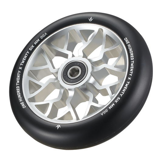 Envy 120mm Sector Wheel (Single) - Silver