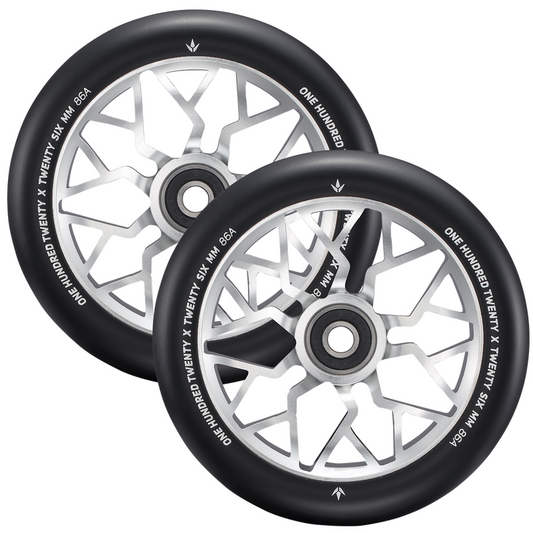 Envy 120mm Sector Wheel (Single) - Silver