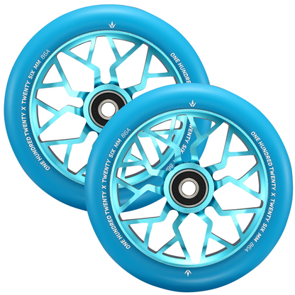 Envy 120mm Sector Wheel (Single) - Teal