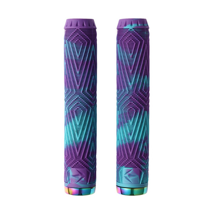 Will Scott Hand Grips - Purple/Teal